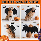 Dog Halloween Costume Felt Wings & Adjustable Straps