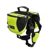 Dog Harness Adjustable Fit Waterproof Backpack