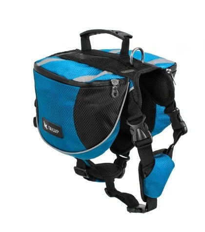 Dog Harness Adjustable Fit Waterproof Backpack