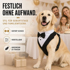 Dog Harness Bow Tie Vest Adjustable Secure Buckle