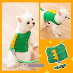 Dog Harness & Leash Breathable Easy On Durable Fabric