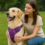 Dog Harness No-Pull Front-Clip Padded & Breathable Adjustable Fit