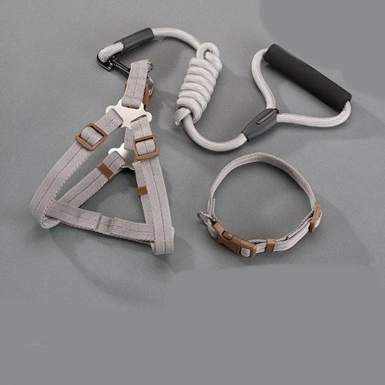 Dog Harness Nylon Adjustable Metal D-Ring