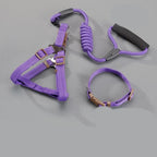 Dog Harness Nylon Adjustable Metal D-Ring