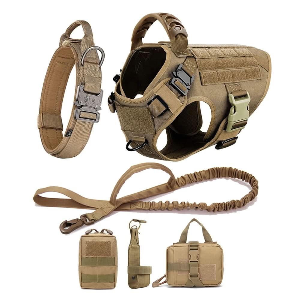 Dog Harness Vest Style with Control Handle Reflective Details