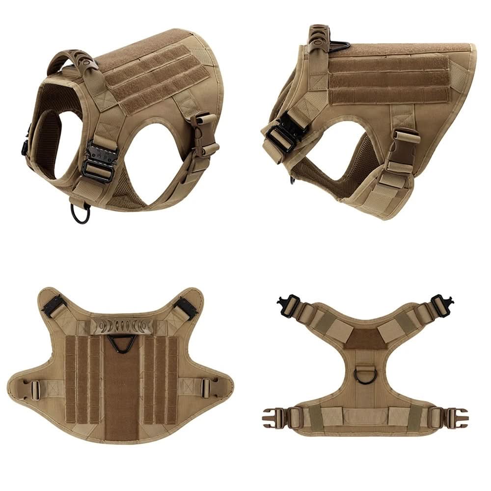 Dog Harness Vest Style with Control Handle Reflective Details