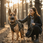 Dog Harness Vest Style with Control Handle Reflective Details