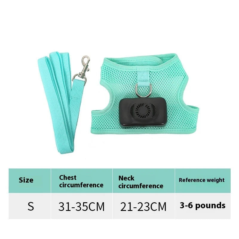 Dog Harness Wearable Cooling & LED Light