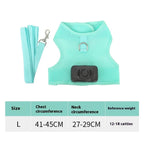 Dog Harness Wearable Cooling & LED Light