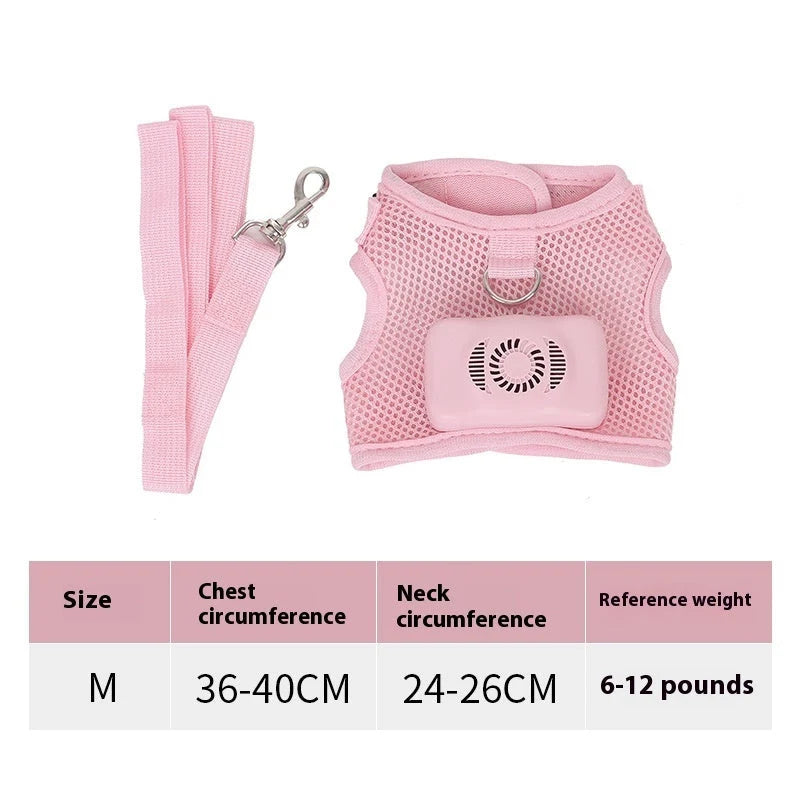 Dog Harness Wearable Cooling & LED Light