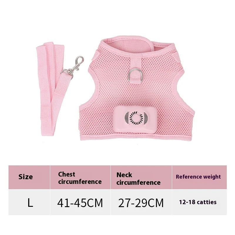 Dog Harness Wearable Cooling & LED Light