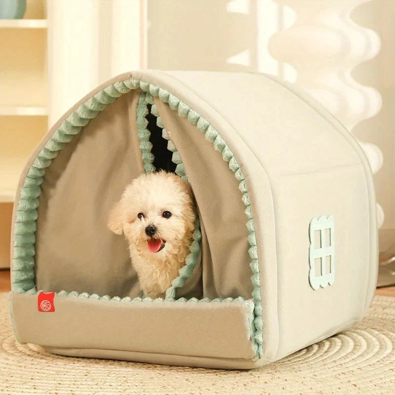 Dog House Insulated Polyester & Sponge Double Door