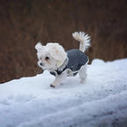 Dog Jacket Waterproof & Sherpa-Fleece Lined Built-In Harness