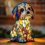 Dog Lamp Handmade LED Warm Light USB & Battery