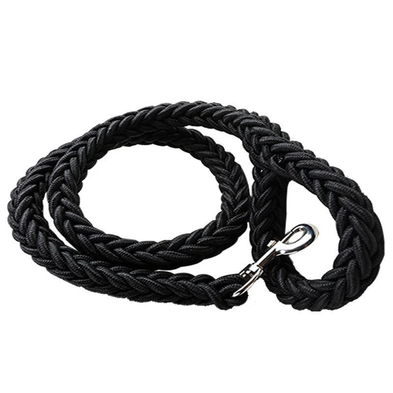 Dog Leash & Chest Harness Set Comfort-Fit Pressure-Distributing Nylon
