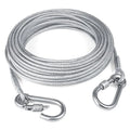 Dog Leash Chew-Proof Steel Core & Carabiner Hooks