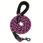 Dog Leash Reflective Nylon Double Rope Padded Handle