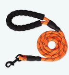 Dog Leash Reflective Stitching Ergonomic Handle & Durable Nylon