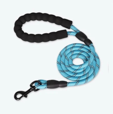 Dog Leash Reflective Stitching Ergonomic Handle & Durable Nylon