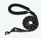 Dog Leash Reflective Stitching Ergonomic Handle & Durable Nylon