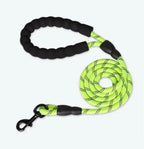 Dog Leash Reflective Stitching Ergonomic Handle & Durable Nylon