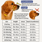 Dog Muzzle Breathable Basket Reflective Strips Adjustable Strap