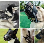 Dog Muzzle Breathable Mesh Adjustable Fit & Soft Edges