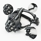 Dog Muzzle Breathable Mesh Adjustable Straps & Soft Fit