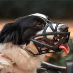 Dog Muzzle Breathable Soft Fabric Adjustable Fit