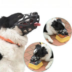 Dog Muzzle Breathable Soft Fabric Adjustable Fit
