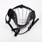 Dog Muzzle Durable Leather Humane Adjustable Fit