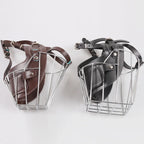 Dog Muzzle Durable Leather Humane Adjustable Fit