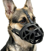 Dog Muzzle Open Basket Adjustable Straps