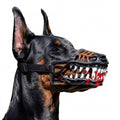 Dog Muzzle Open-Frame Silicone Monster Teeth