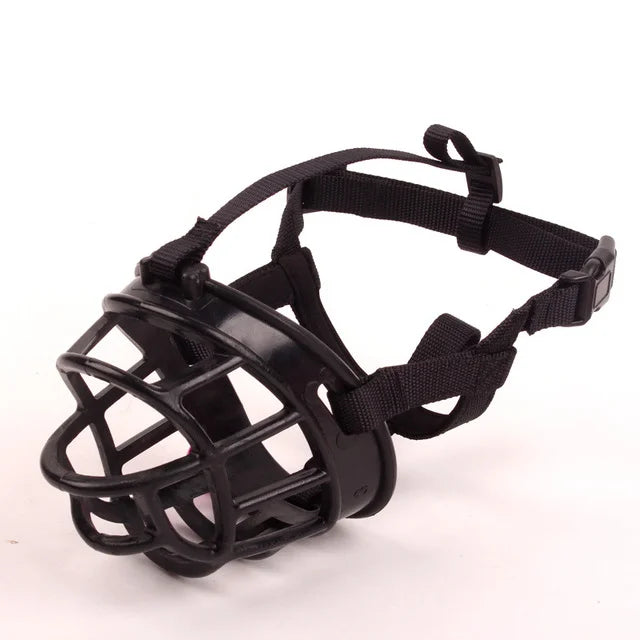 Dog Muzzle Soft Silicone Breathable Adjustable Straps