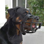Dog Muzzle Soft Silicone Breathable Adjustable Straps