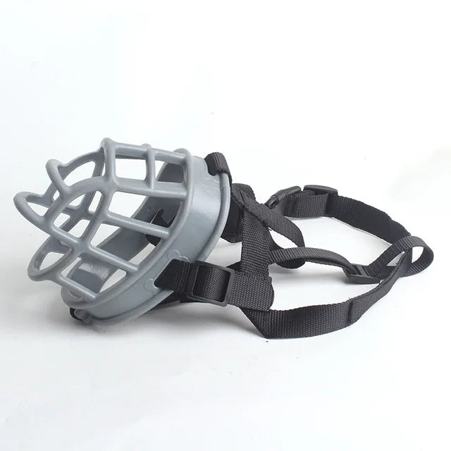 Dog Muzzle Soft Silicone Breathable Adjustable Straps