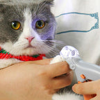 Dog Nail Clipper LED Light Stainless Steel Blade