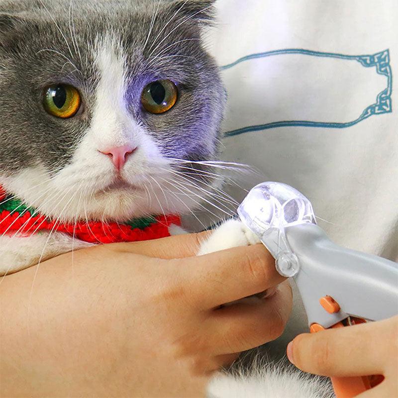 Dog Nail Clipper LED Light Stainless Steel Blade