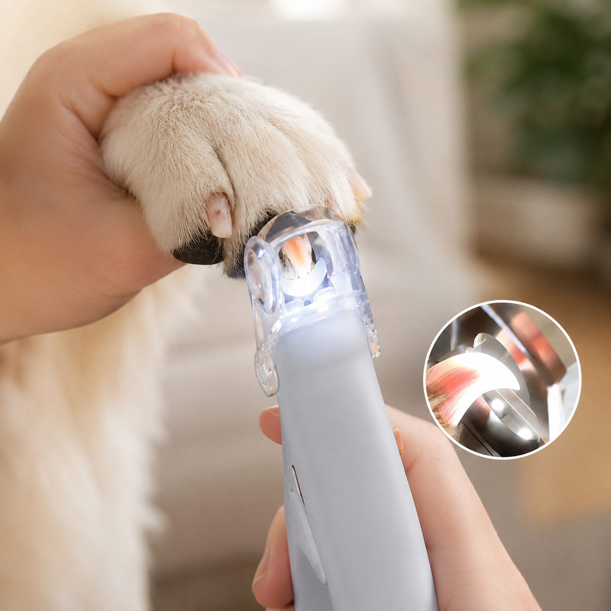 Dog Nail Clipper Quick Sensor Ergonomic Handle