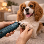 Dog Nail Grinder Whisper-Quiet Rechargeable & Cordless Dual LED