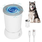 Dog Paw Cleaner Rotating Food Grade Silicone Bristles Rechargeable