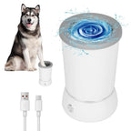 Dog Paw Cleaner Rotating Food Grade Silicone Bristles Rechargeable
