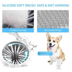 Dog Paw Cleaner Rotating Food Grade Silicone Bristles Rechargeable