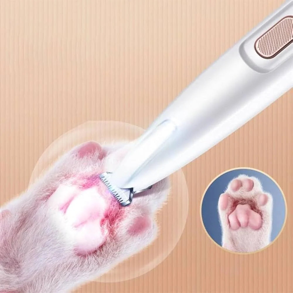 Dog Paw Trimmer LED Light 18mm Stainless Blade