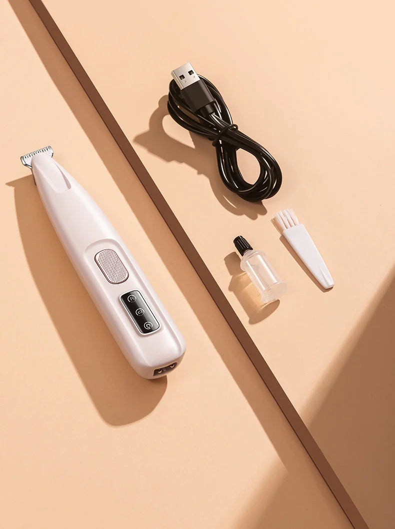 Dog Paw Trimmer LED Light 18mm Stainless Blade