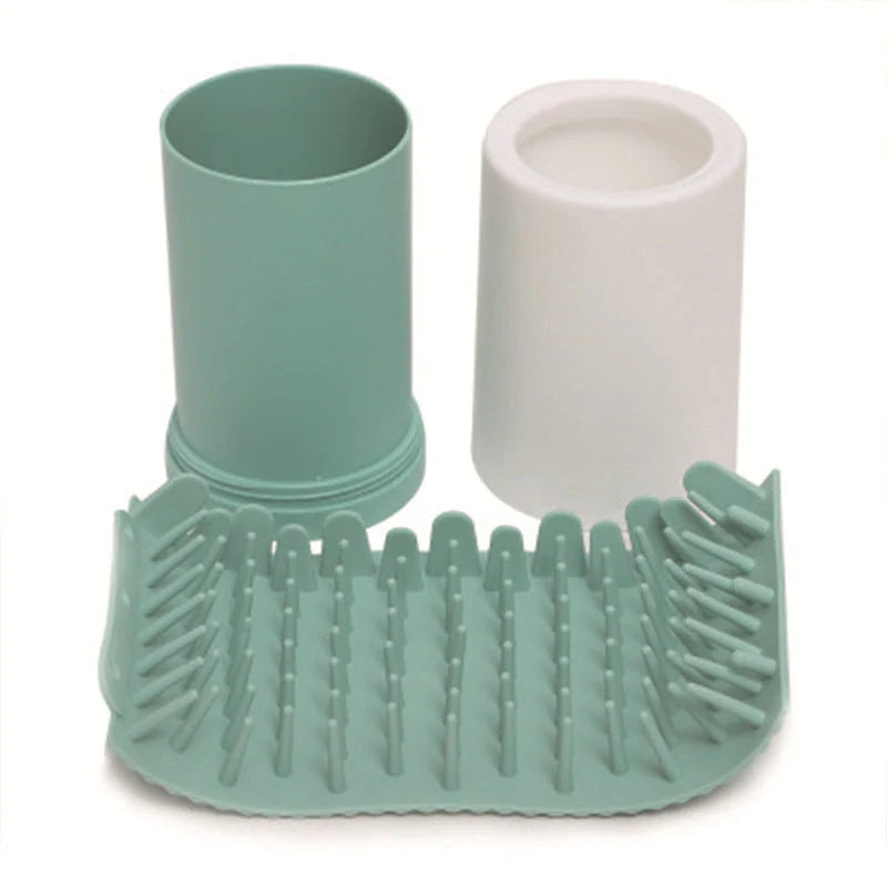 Dog Paw Washer Gentle Silicone Bristles Twist Clean