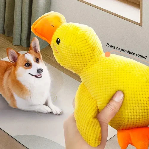 Dog Plush Toy Low-Frequency Quack Reinforced Seams