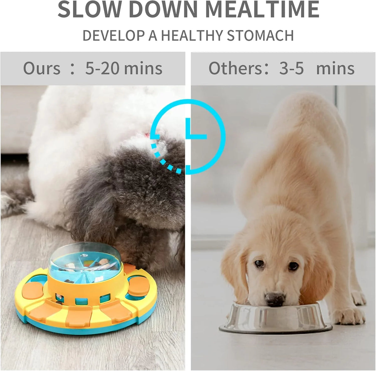 Dog Puzzle Feeder Interactive Slow Feeding Pet-Safe