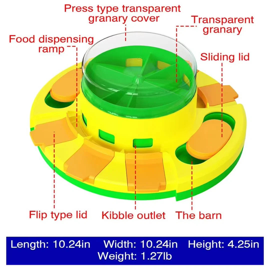 Dog Puzzle Feeder Interactive Slow Feeding Pet-Safe